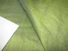 100% pure silk dupioni fabric iridescent OLIVE X MINT color 54" wide with slubs