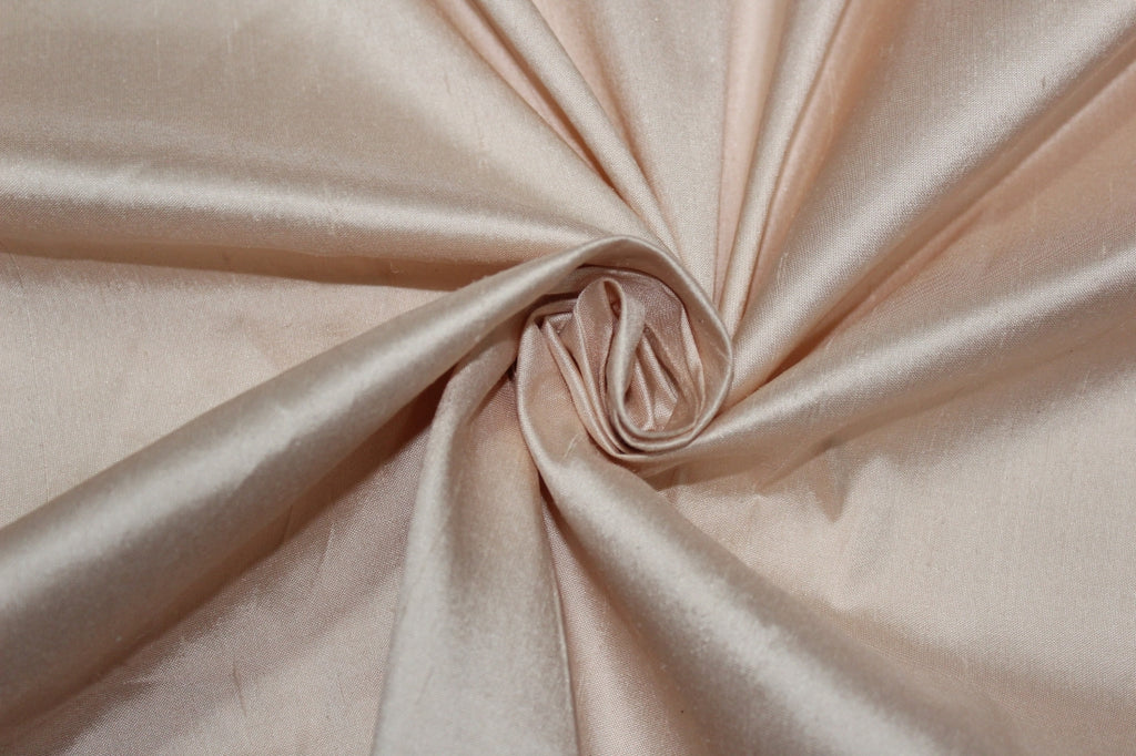 100% PURE SILK DUPIONI FABRIC 54" WIDE available in dusty pink and dusty mint