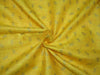 Superb Quality Linen Mango with gold foil print fabric ~58&quot;  wide