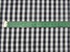 100% Pure Silk dupion Fabric black and white color PLAIDS 54" wide DUP#C31[4]