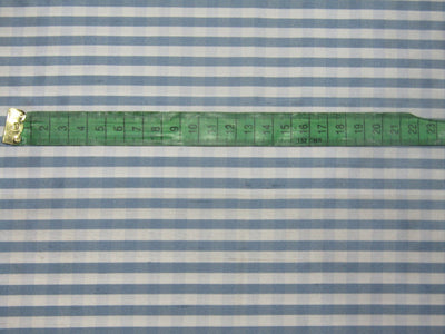100% Pure Silk Dupion Fabric blue color plaids 54" wide DUP#C121[3] [10581]
