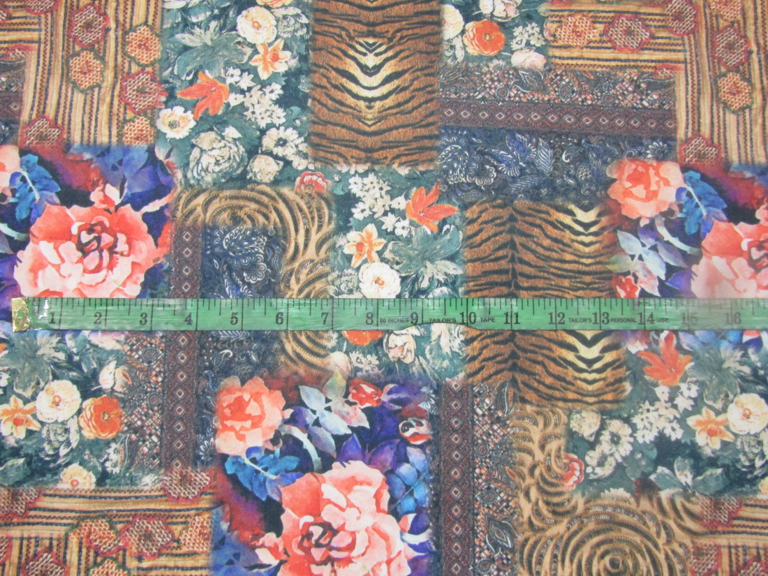Customized Digital Prints On Neoprene Fabric multi floral 58&quot; WIDE