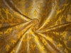 Silk Brocade fabric bright yellow x metallic gold color 44" wide BRO745B[1]