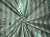 Silk dupion metallic silver stripe fabric 54" wide DUPS67