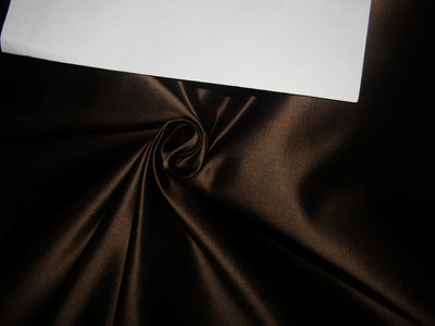 100% SILK DUTCHESS SATIN  BROWN 54" wide [12591]