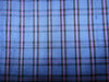 100% silk dupion fabric blue and pink PLAIDS 54&quot;wide