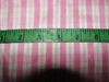 100% silk dupion fabric pink white PLAIDS 54&quot; wide