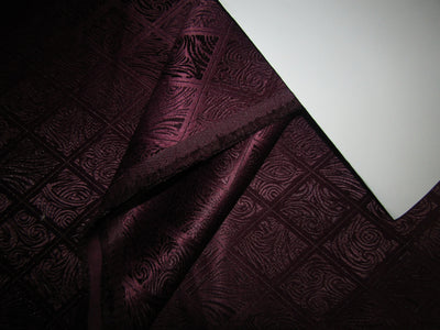 Brocade fabric  aubergine color 44" wide BRO849[2]