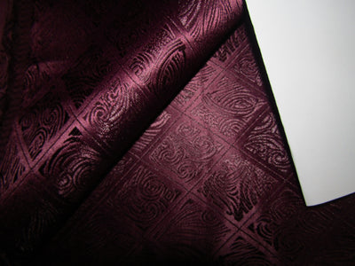 Brocade fabric  aubergine color 44" wide BRO849[2]