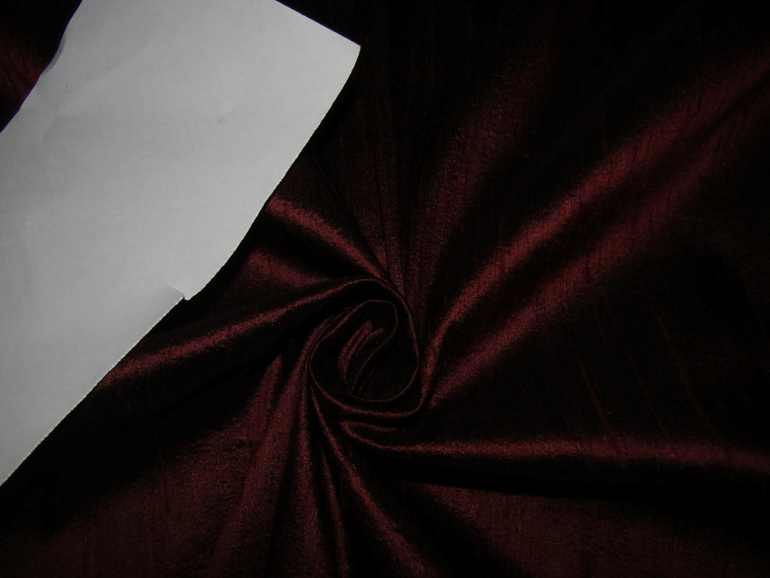 100% PURE SILK DUPION FABRIC COFFEE BROWN COLOUR 54" WIDE MM29[5]