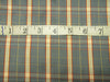 100% silk dupion green and red Plaids fabric 54&quot; wide