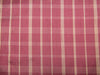 100% silk dupion fabric PLAIDS aubergine 54&quot; wide sold by the yard