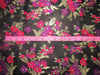 Brocade jacquard fabric 44" wide pink/aubergine floral with metalic gold BRO688[2]