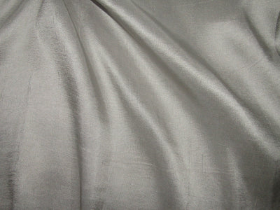 100% PURE SILK DUPIONI silver [ZARA] LIGHT WEIGHT 16 MOMME FABRIC 44&quot; wide