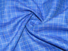 100% Linen Blue plaids 60's Lea Fabric ~ 58&quot; wide
