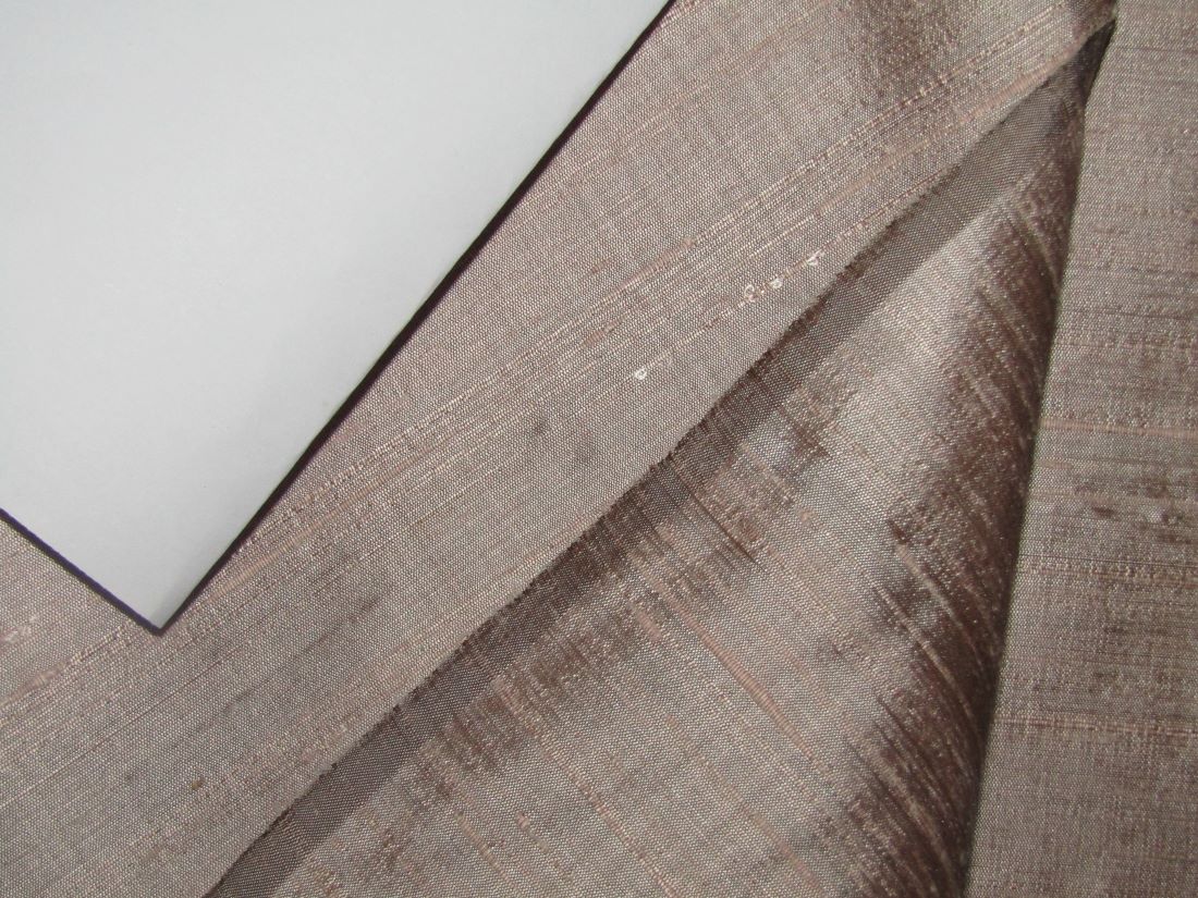 100% PURE SILK DUPIONI FABRIC ONION PINK 54" wide WITH SLUBS MM114