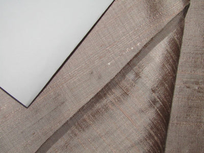 100% PURE SILK DUPIONI FABRIC ONION PINK 54" wide WITH SLUBS MM114