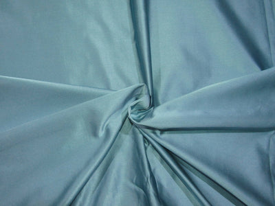 42 momme 100% silk duchess satin fabric TURQUOISE BLUE reversible cloudy blue 54&quot; by the yard
