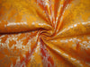 Silk Brocade fabric burnt orange x metallic gold COLOR 44" WIDE BRO773[1]