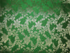 Silk Brocade fabric Green x metallic gold color 44" wide BRO773[6]