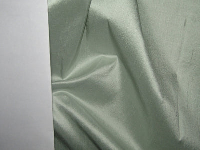 100% PURE SILK DUPIONI FABRIC dusty mint color 54" wide DUP372_ROLL