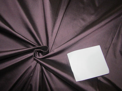 100% PURE SILK TAFFETA fabric 32 momme aubergine colour 54&quot; wide TAF303[2]