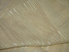 Georgette Fabric nude with silver lurex stripes 44&quot;by the yard