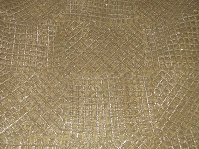 Net Embroidery gold 44&quot; by the yard