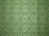 VESTMENT Brocade JACQUARD fabric 44&quot; wide GREEN X BLACK color