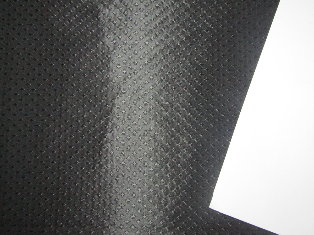 Silk Brocade fabric JET BLACK COLOR 44" WIDE BRO769[3]
