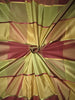 100% PURE SILK TAFFETA FABRIC with satin stripes shades of greens browns and MULTI COLOR PLAIDS 54" wide TAFCS6[1]