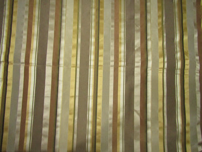 Silk Tafeta Fabric Iridescent multi colour  satin stripe TAFS61 54&quot; wide