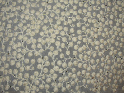 Georgette Embroidered with sequence dyeable 44&quot; Wide by the yard