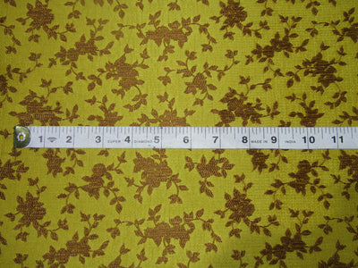 REVERSIBLE Brocade Jacquard Fabric mustard X antique Gold 44&quot; by the yard