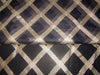 Heavily embroidered net fabric navy with gold gotta Patti design 44&quot; by the yard