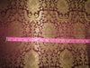 Brocade fabric burgundy x metallic GOLD 44" wide BRO700[3]