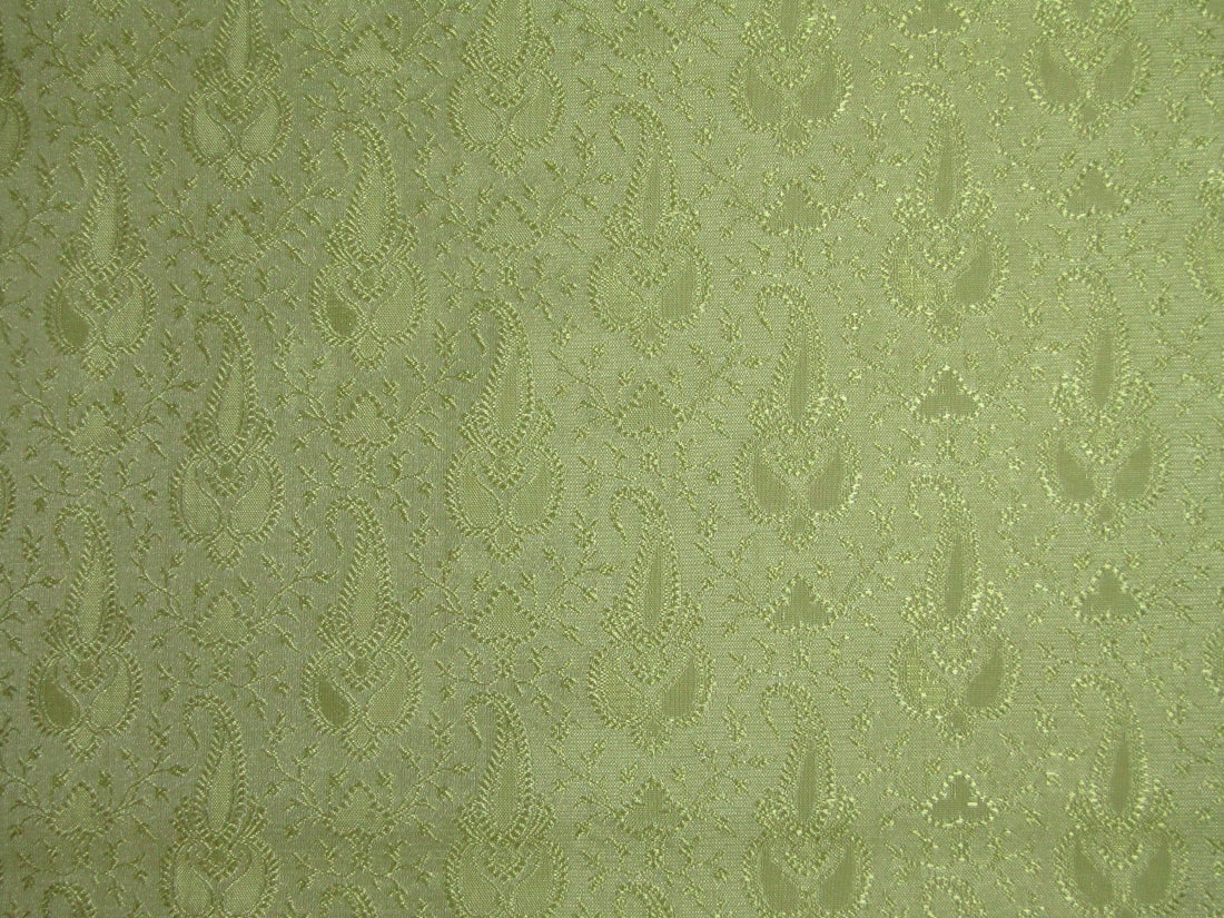Brocade fabric PISTACHIO GREEN COLOR 44" WIDE BRO778[2]