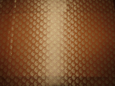 Brocade fabric Brown X Gold COLOR 44" wide BRO778[3]
