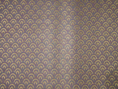 SILK BROCADE FABRIC pink/lavender x Metallic Gold color 44" wide BRO707A[2]