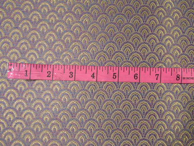 SILK BROCADE FABRIC pink/lavender x Metallic Gold color 44" wide BRO707A[2]