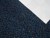 Georgette Embroidered with sequence navy 44&quot; wide by the yard