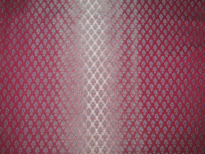 Brocade fabric Pink X Blue color 44" wide BRO778[4]