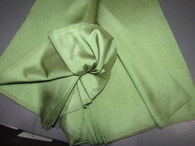 100% PURE SILK DUPIONI fabric dark olive green color 54" wide DUP281