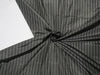 100% silk dupion STRIPE BLACK WHITE AND GOLD COLOR DUPS80