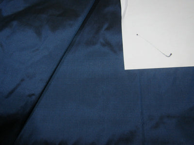 100% PURE SILK DUPIONI fabric DEEP BLUE color 54" wide DUP282