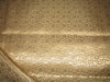 Silk Brocade fabric gold x metallic gold color 44" wide BRO781[4]