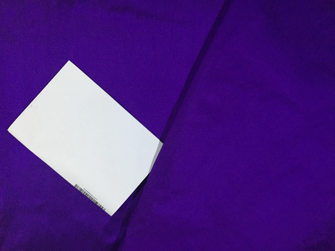 100% Pure Silk Dupion Fabric Purple Color 54" wide DUP297[1]