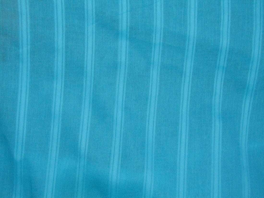 100% Cotton self stripes fabric turquoise blue color 44&quot;wide CP1[1]