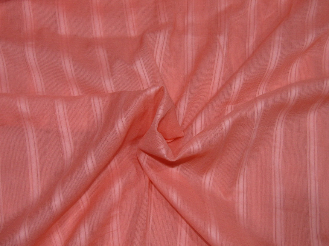 100% Cotton self stripes fabric coral color 44&quot;wide CP1[2]