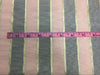 Cotton Chanderi fabric Brown with Peach x gold lurex stripe 44&quot; wide [11115]